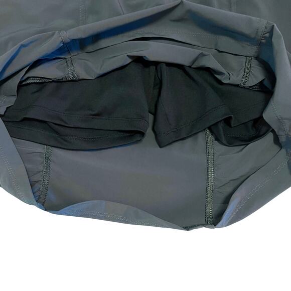 XCVI Stretch Active Skort Performance Skirt Dark Gray Size XL - Picture 5 of 8